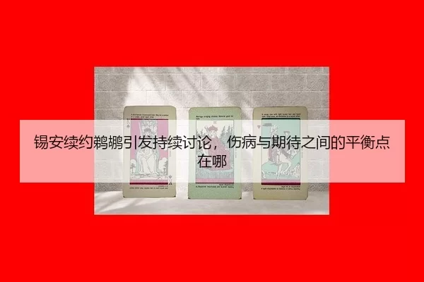 锡安续约鹈鹕引发持续讨论，伤病与期待之间的平衡点在哪